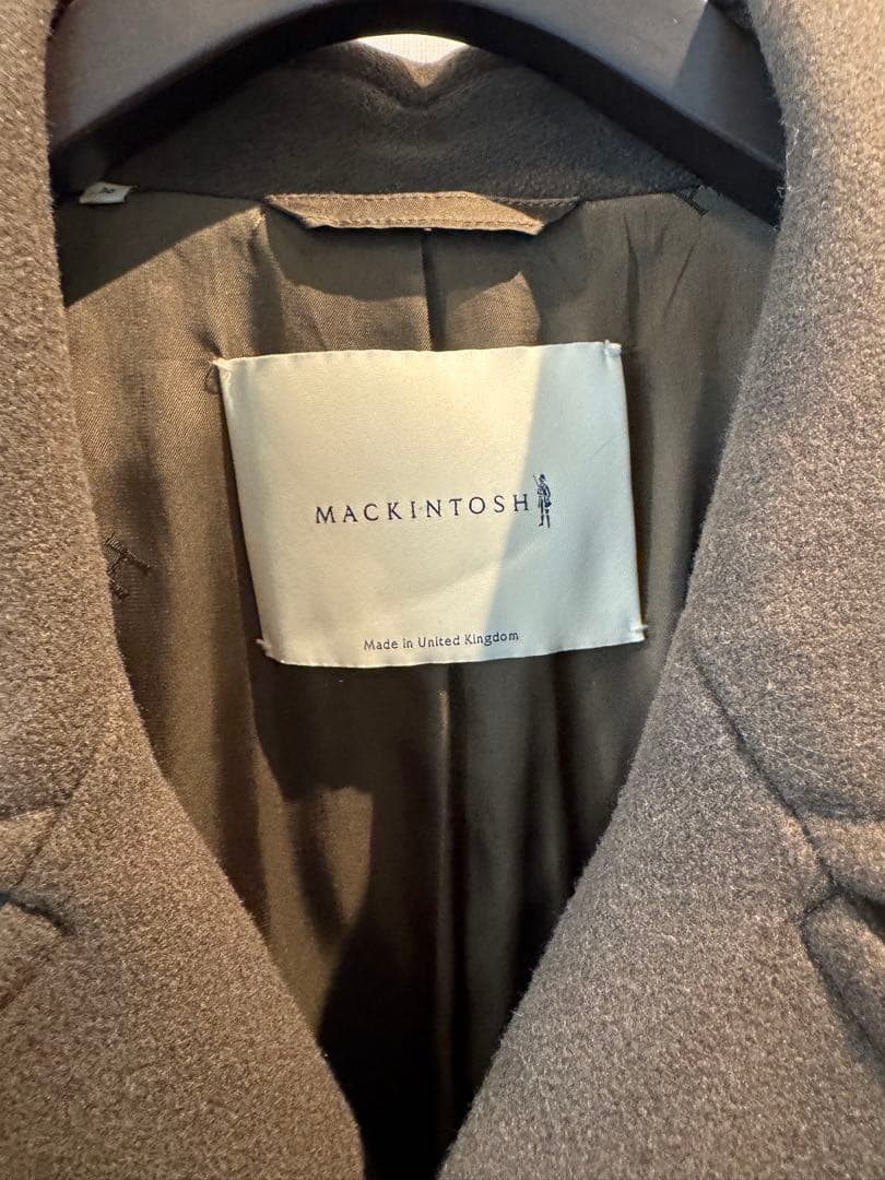 ビームスf別注　mackintosh コート　36 オリーブ　グリーン