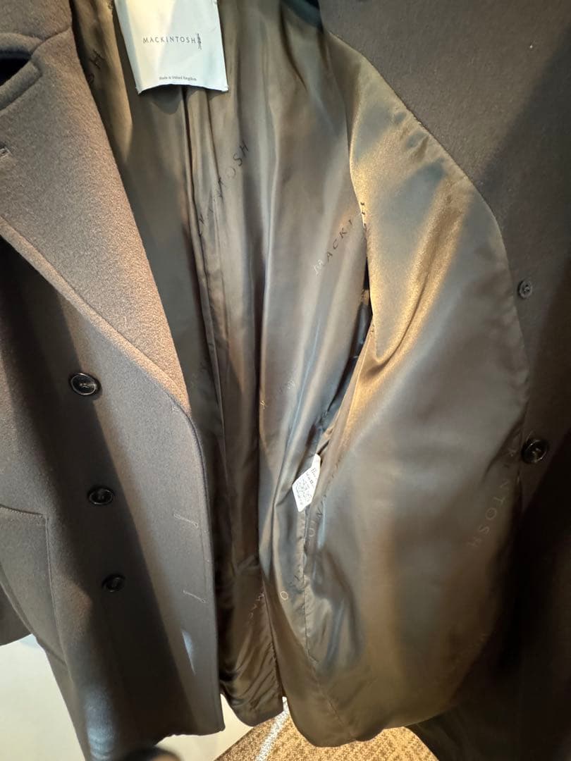 ビームスf別注　mackintosh コート　36 オリーブ　グリーン