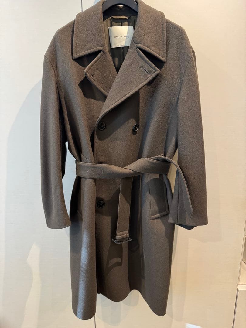 ビームスf別注　mackintosh コート　36 オリーブ　グリーン