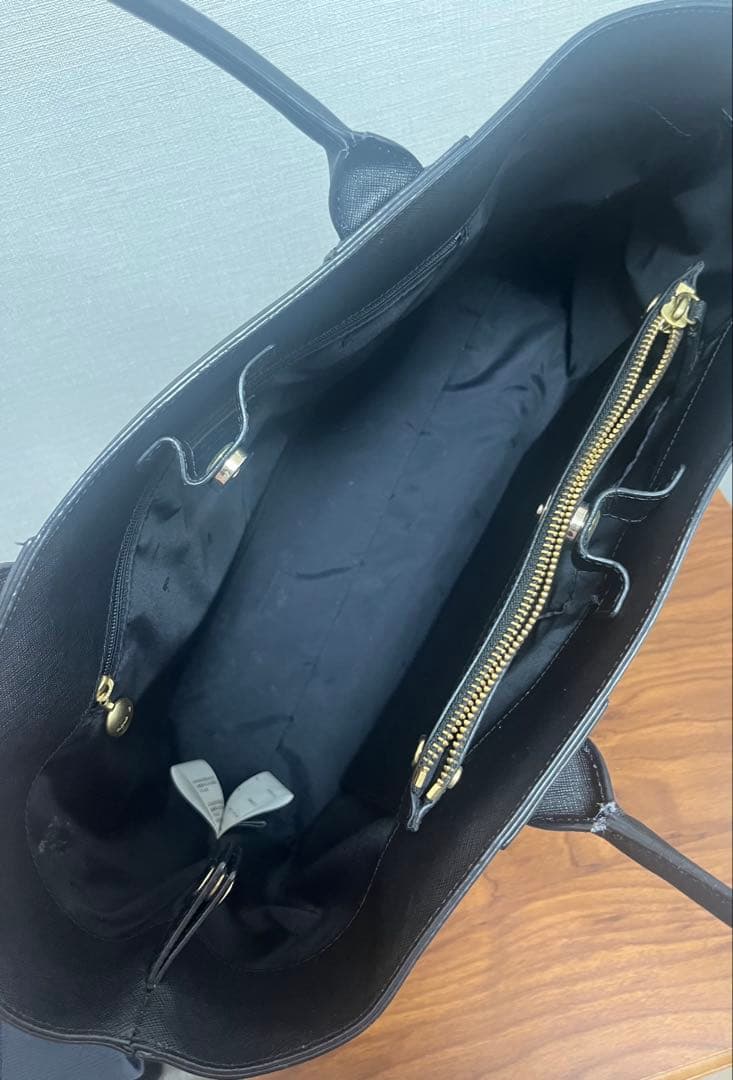 本日限定！agnes b アニエスベー ハンドバッグ A4収納可能 通勤ブラック