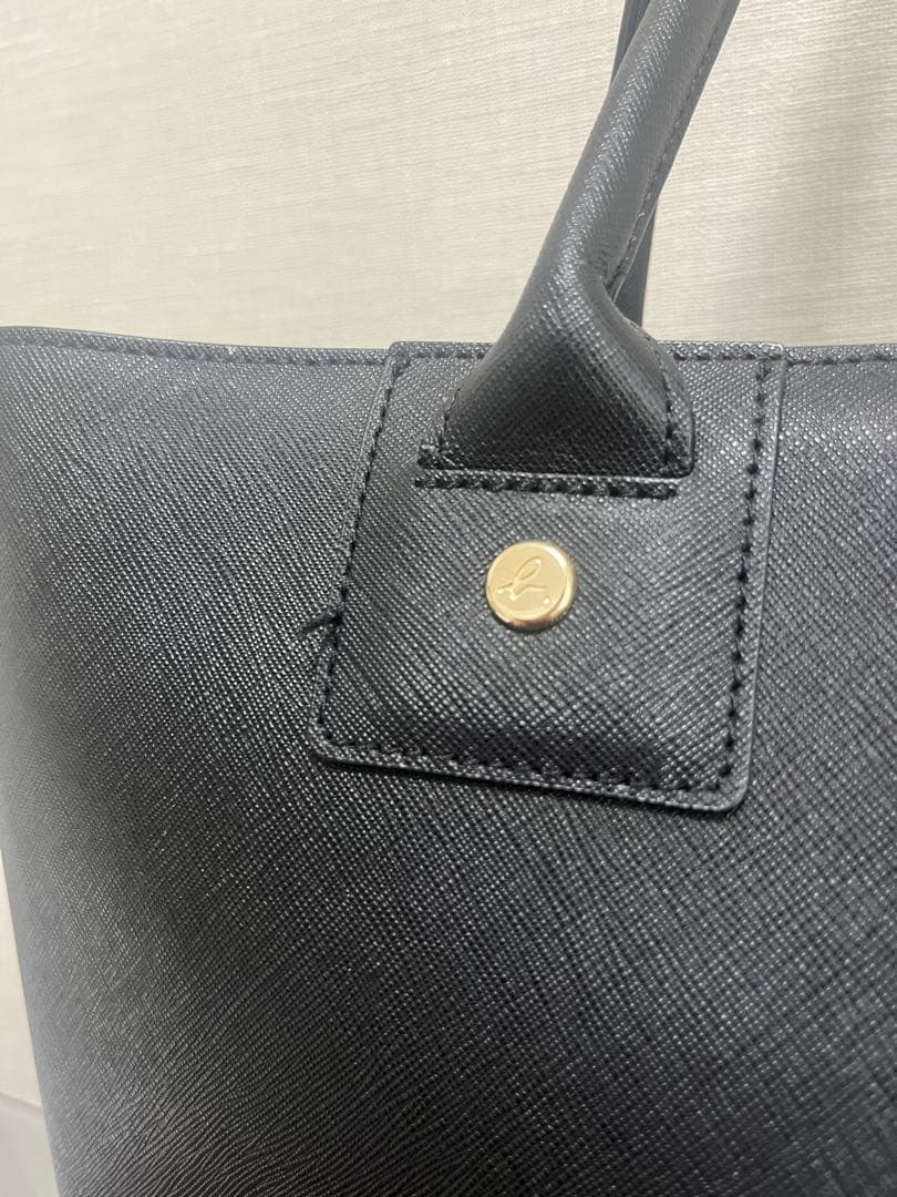 本日限定！agnes b アニエスベー ハンドバッグ A4収納可能 通勤ブラック
