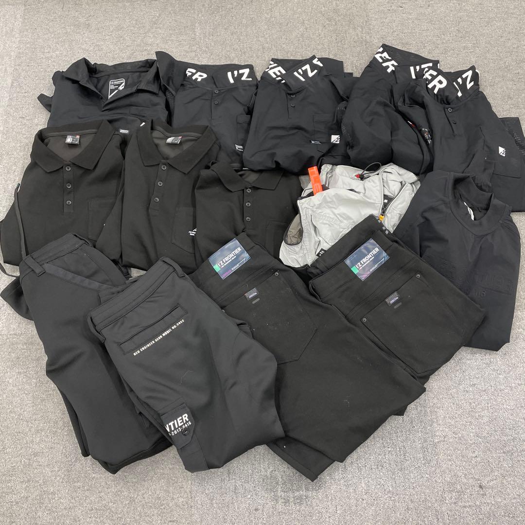 I'Z FRONTIER ポロシャツ Lサイズ ブラック　まとめ売り　2549