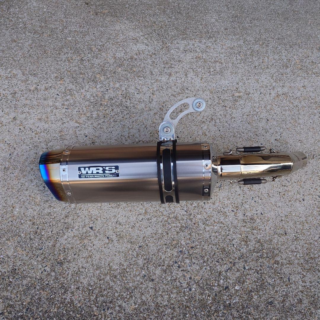 yzf-r25 mt-25　WR‘S スリップオンマフラー(バーエンドオマケ付)