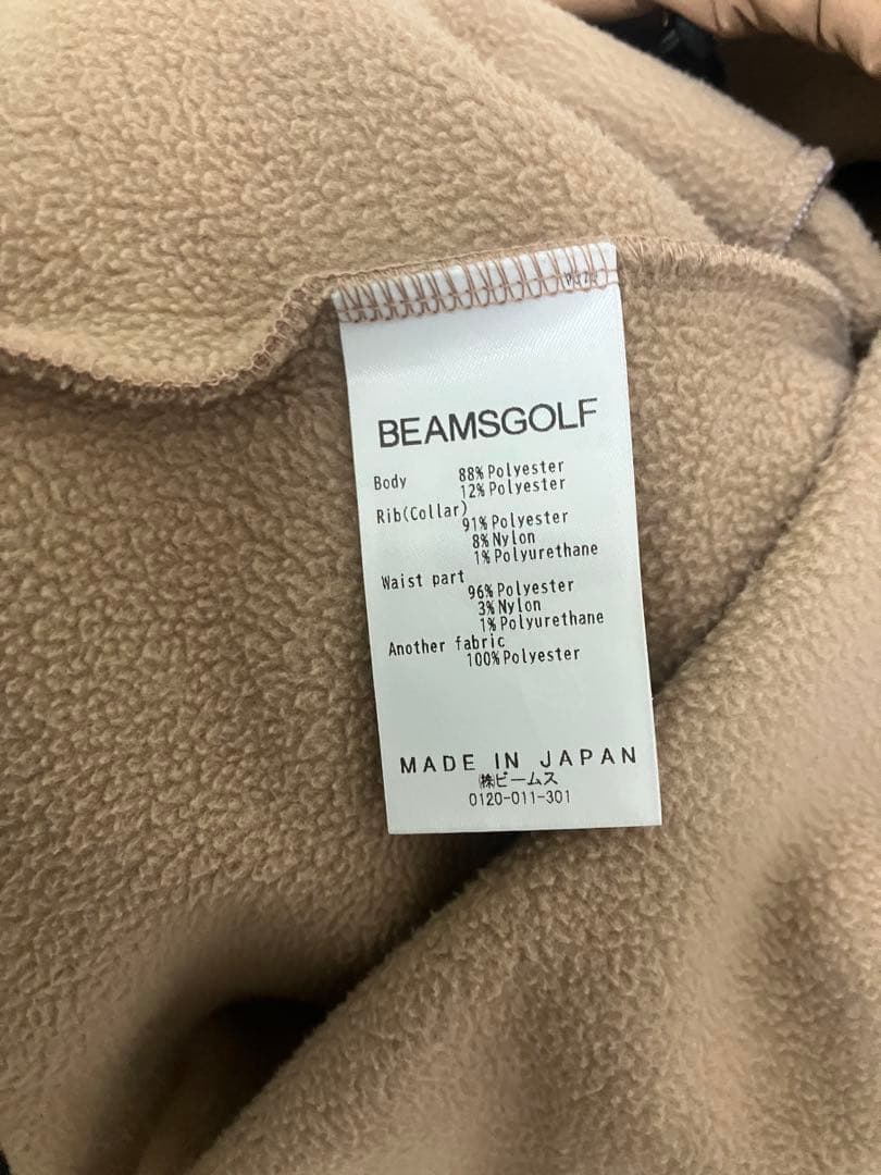 BEAMS GOLF XL ハイゲージフリース 切り替え プルオーバー　ビームス