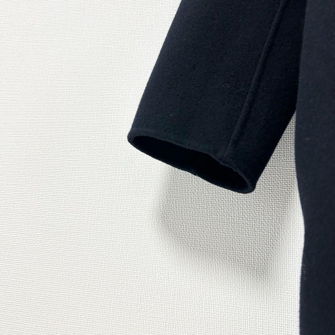 GALERIE VIE ライトメルトン チェスターコート　ネイビー　36