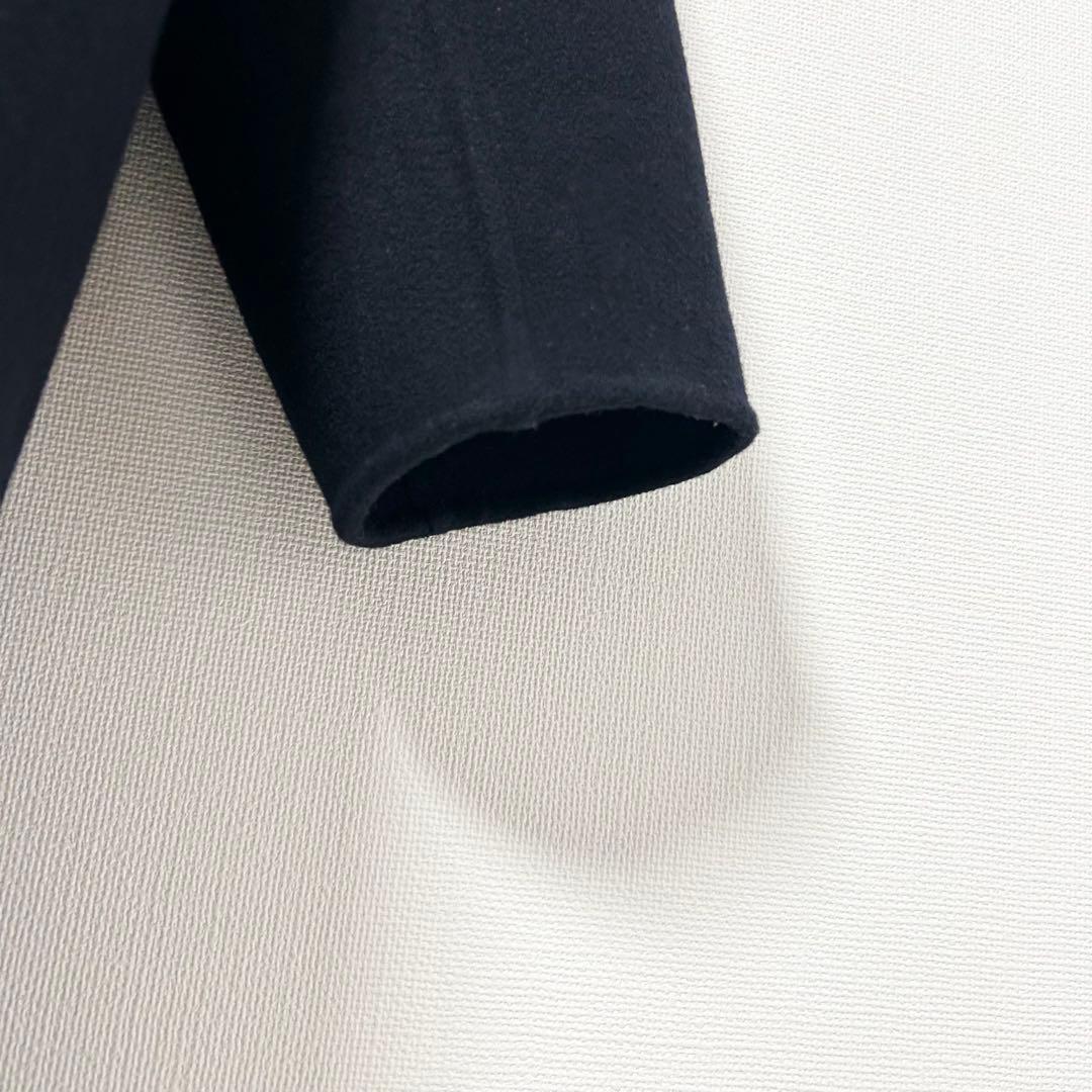 GALERIE VIE ライトメルトン チェスターコート　ネイビー　36