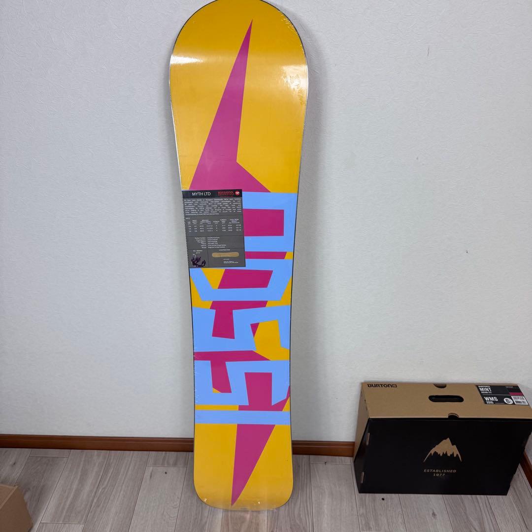 専用ROSSIGNOL MYTH 136cm レディーススノーボードセット新品