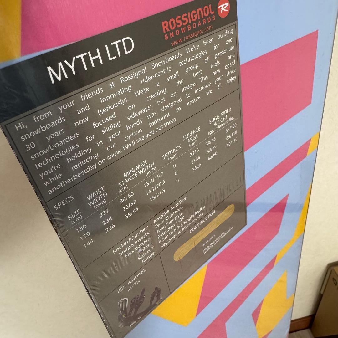 専用ROSSIGNOL MYTH 136cm レディーススノーボードセット新品