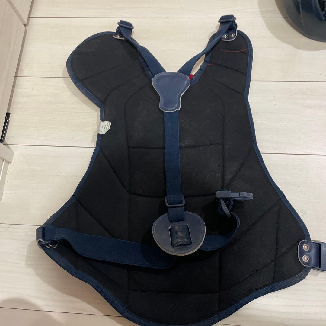 ASICS キャッチャー防具セット レッド