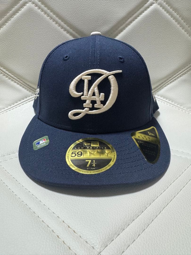 【新品】59FIFTY LP MLBシティコネクトドジャースネイビー7 1/4