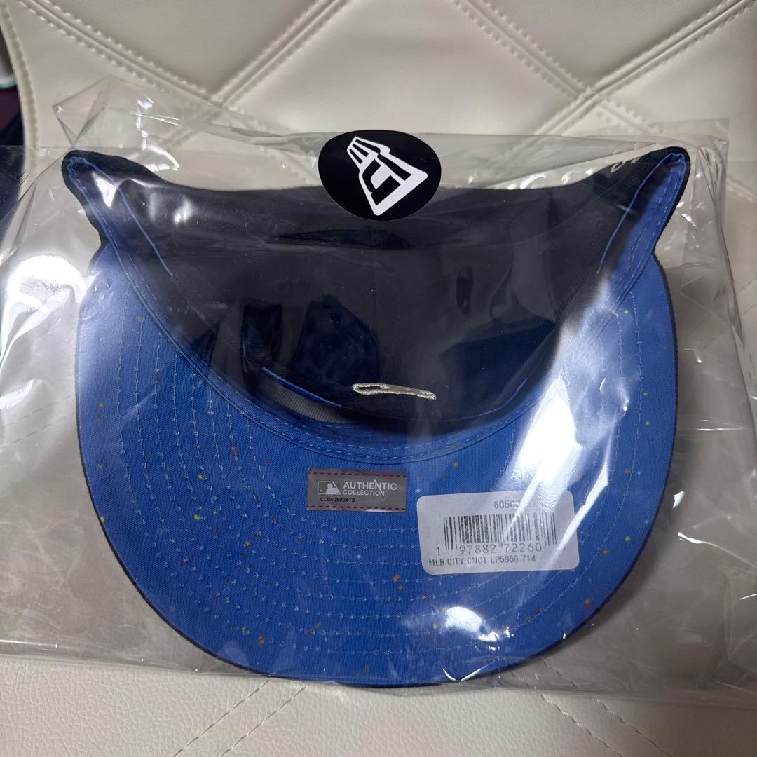 【新品】59FIFTY LP MLBシティコネクトドジャースネイビー7 1/4