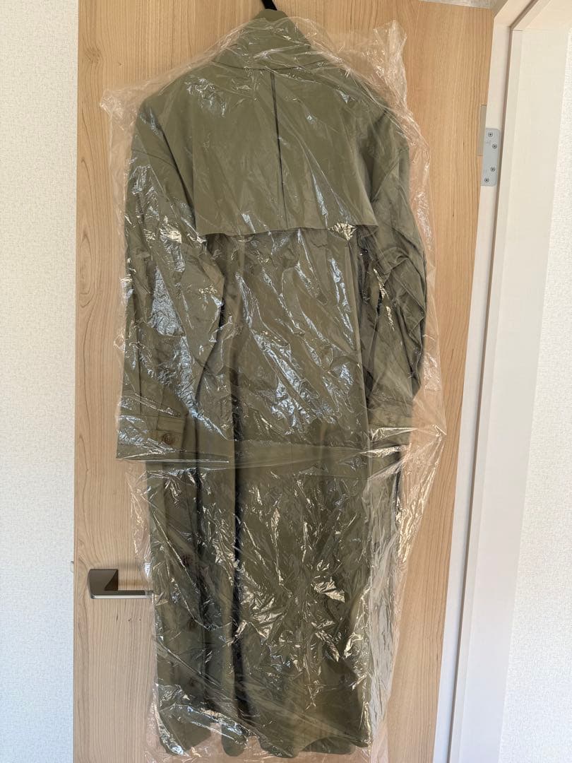 カベサロッソ caveza rosso バイカラースタンドカラーコート