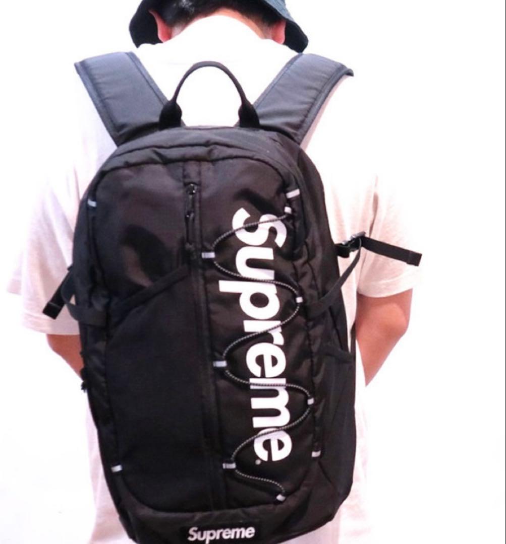 SUPREME 17ss ナイロン バックパック リュック 20L 正規品 黒