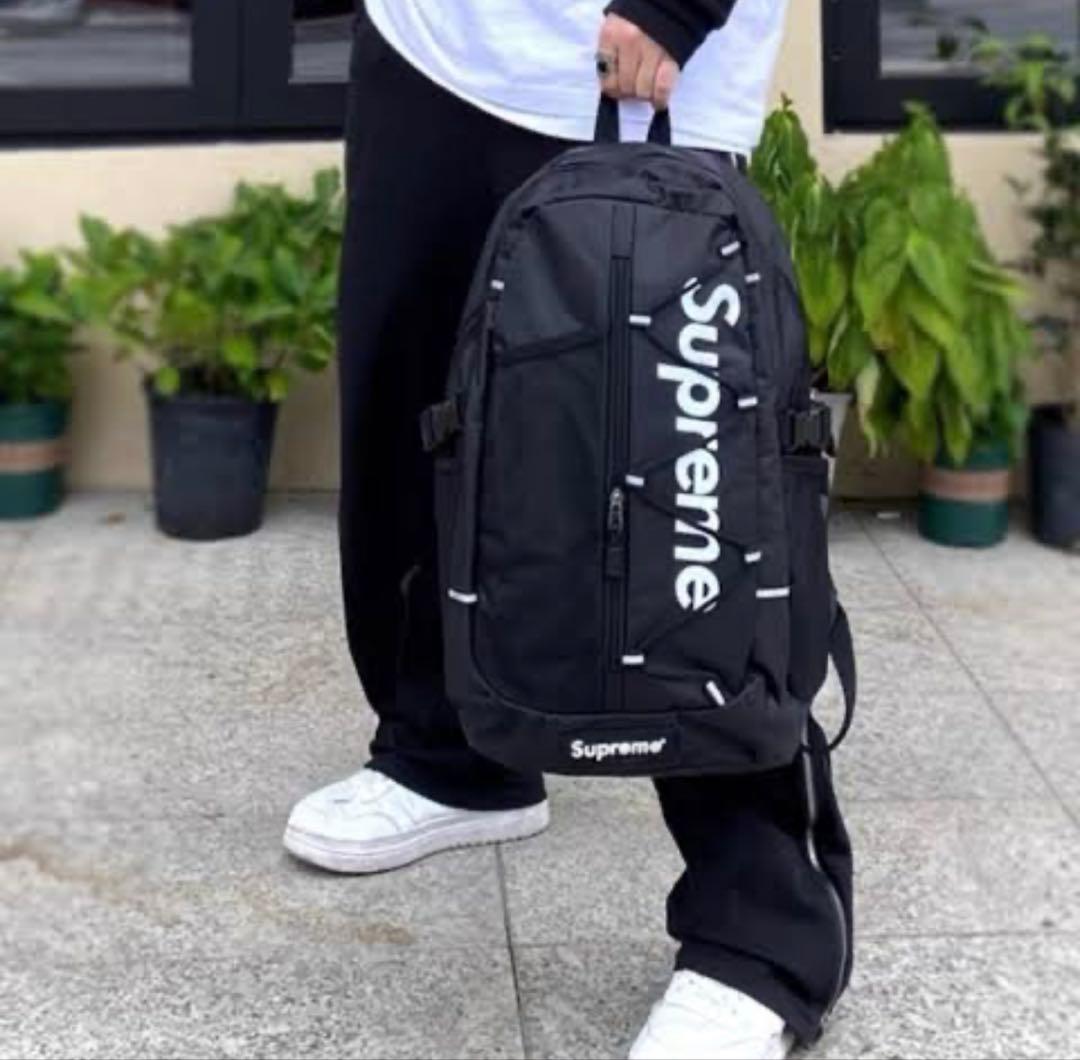 SUPREME 17ss ナイロン バックパック リュック 20L 正規品 黒