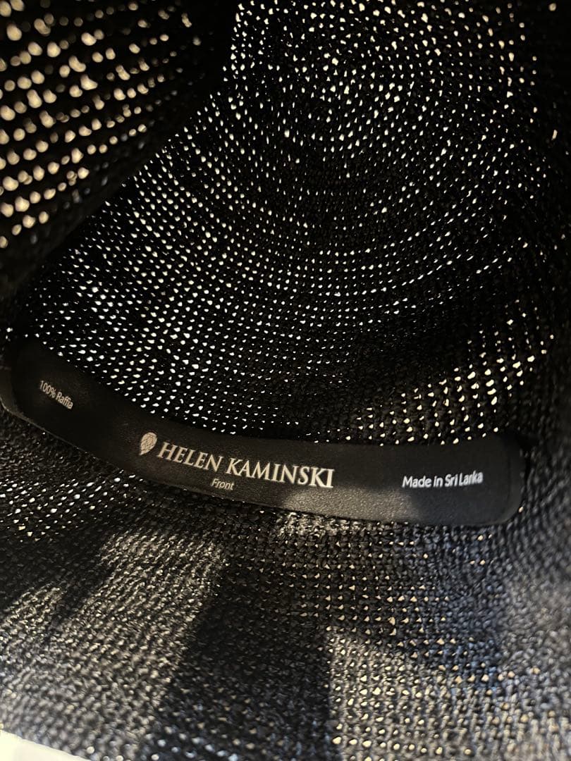 ［美品］HELEN KAMINSKI 黒 バケットハット