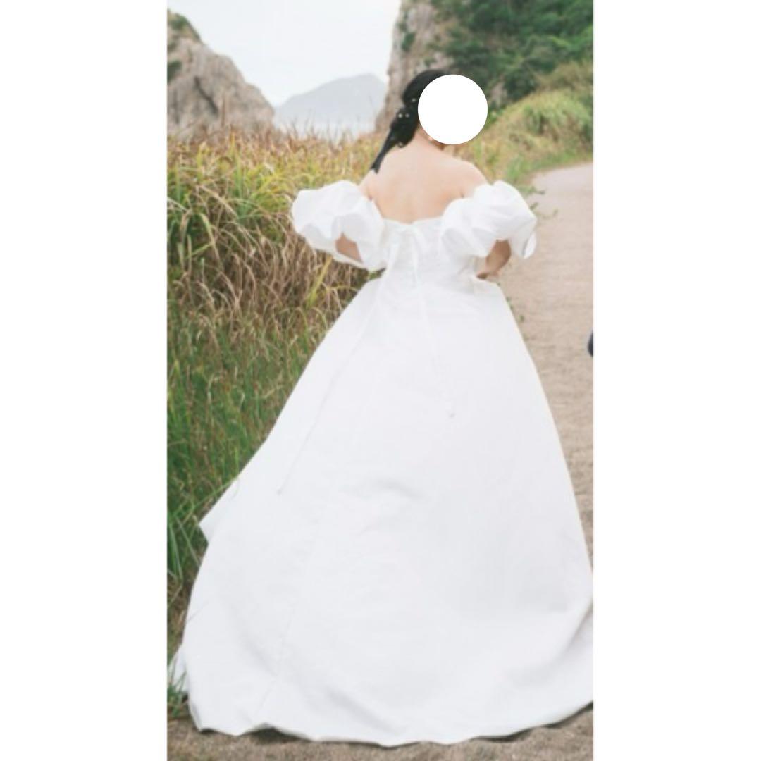 結婚式　前撮り　4wayウェディングドレス ホワイト　ミートスウィート