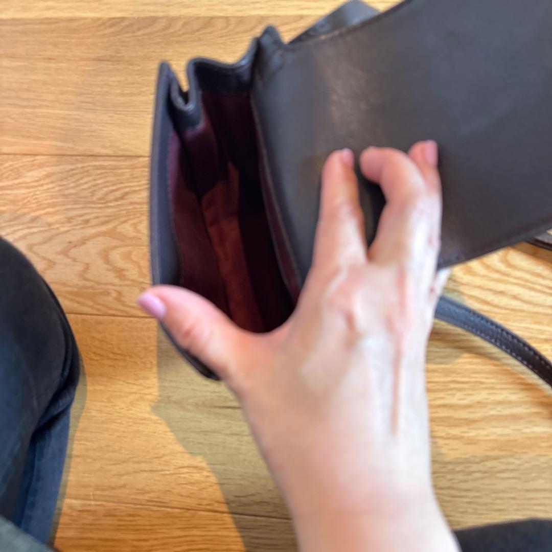 土屋鞄　ショルダー　ダークブラウン