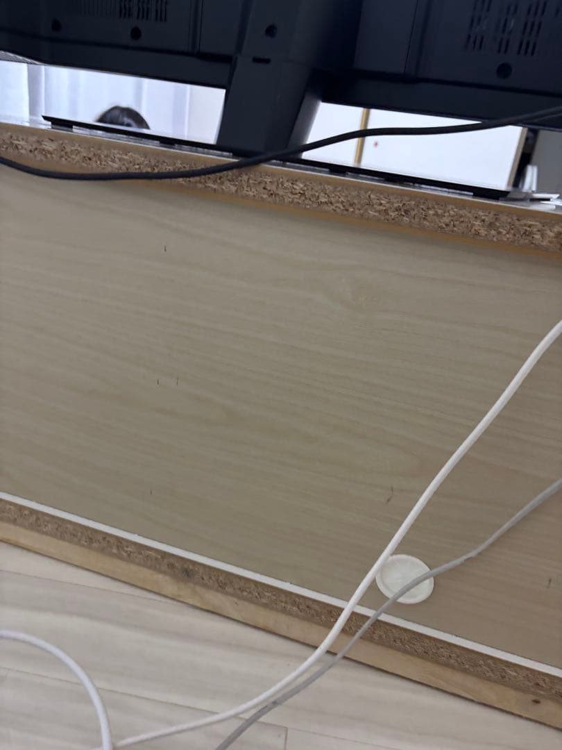 ホワイト テレビ台 引き出し付き