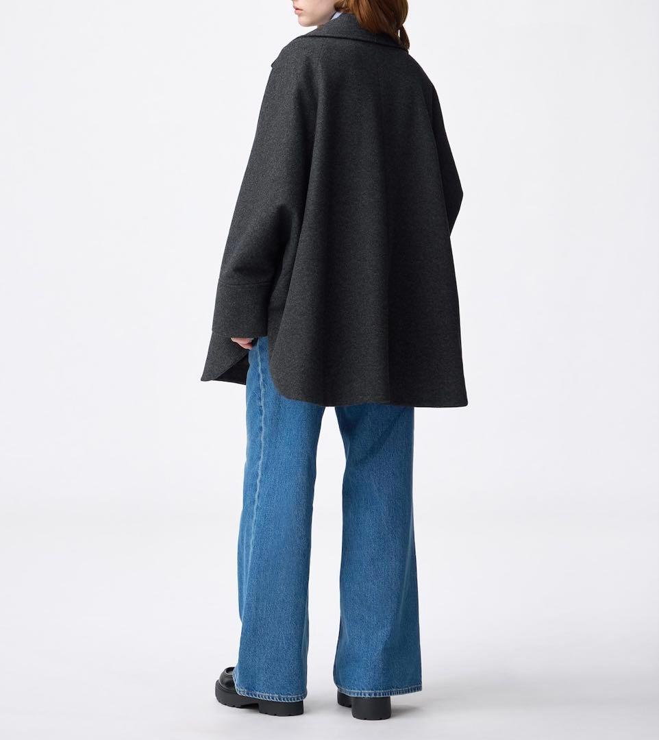 【新品】GU コージーメルトンケープコート XL メルトン コート ケープ