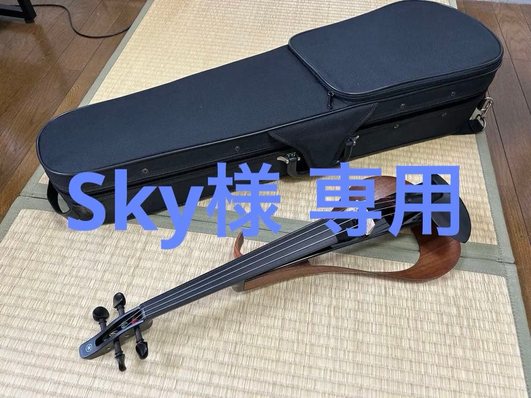 YAMAHA エレクトリックバイオリンYEV104BL・ケース付