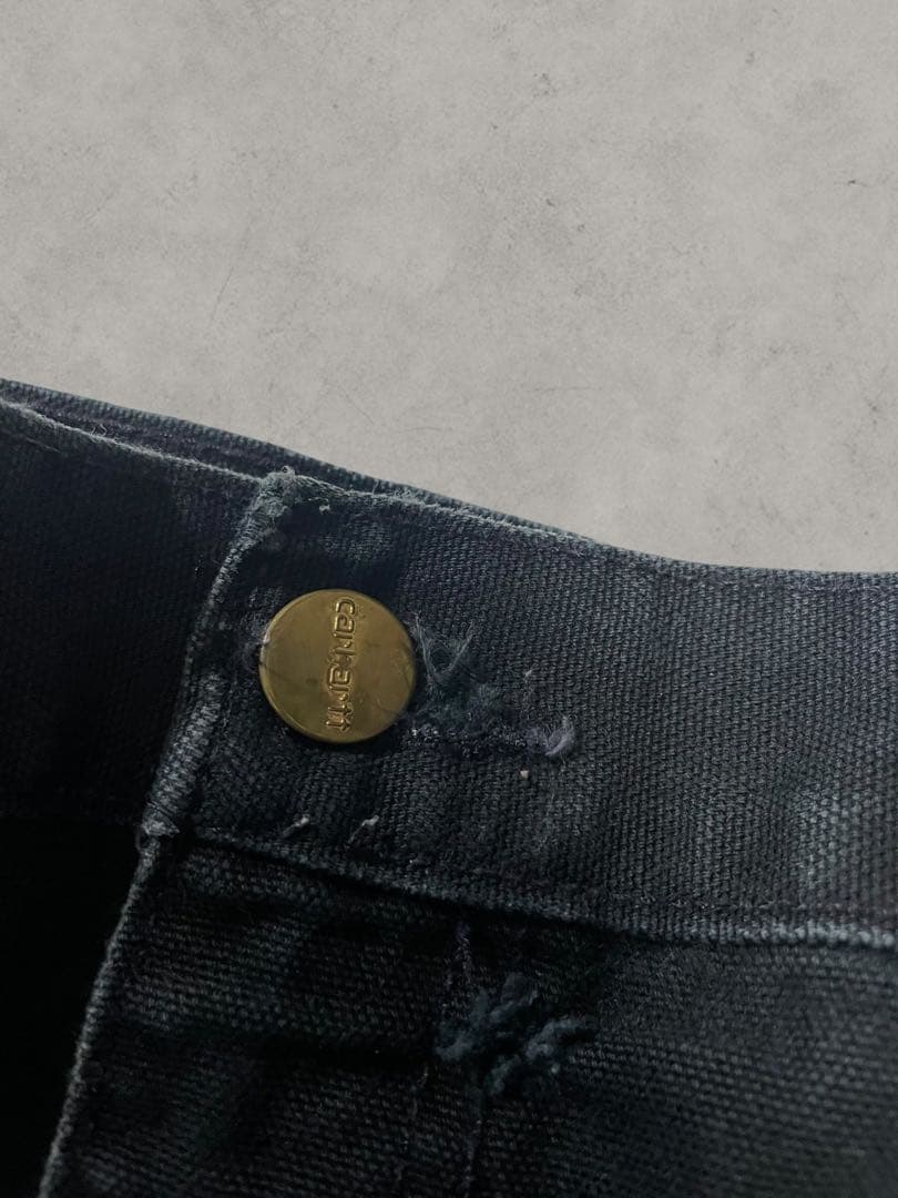 い*！様 USA製 カーハートダブルニー ペンキ 良フェード