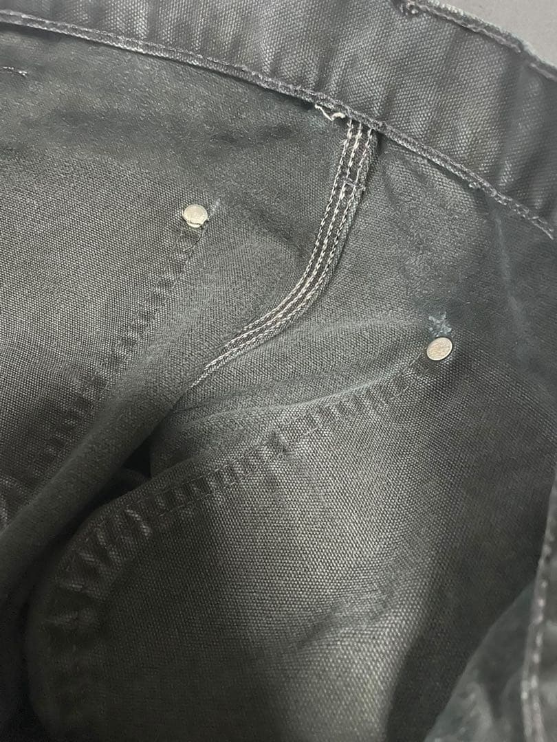 い*！様 USA製 カーハートダブルニー ペンキ 良フェード