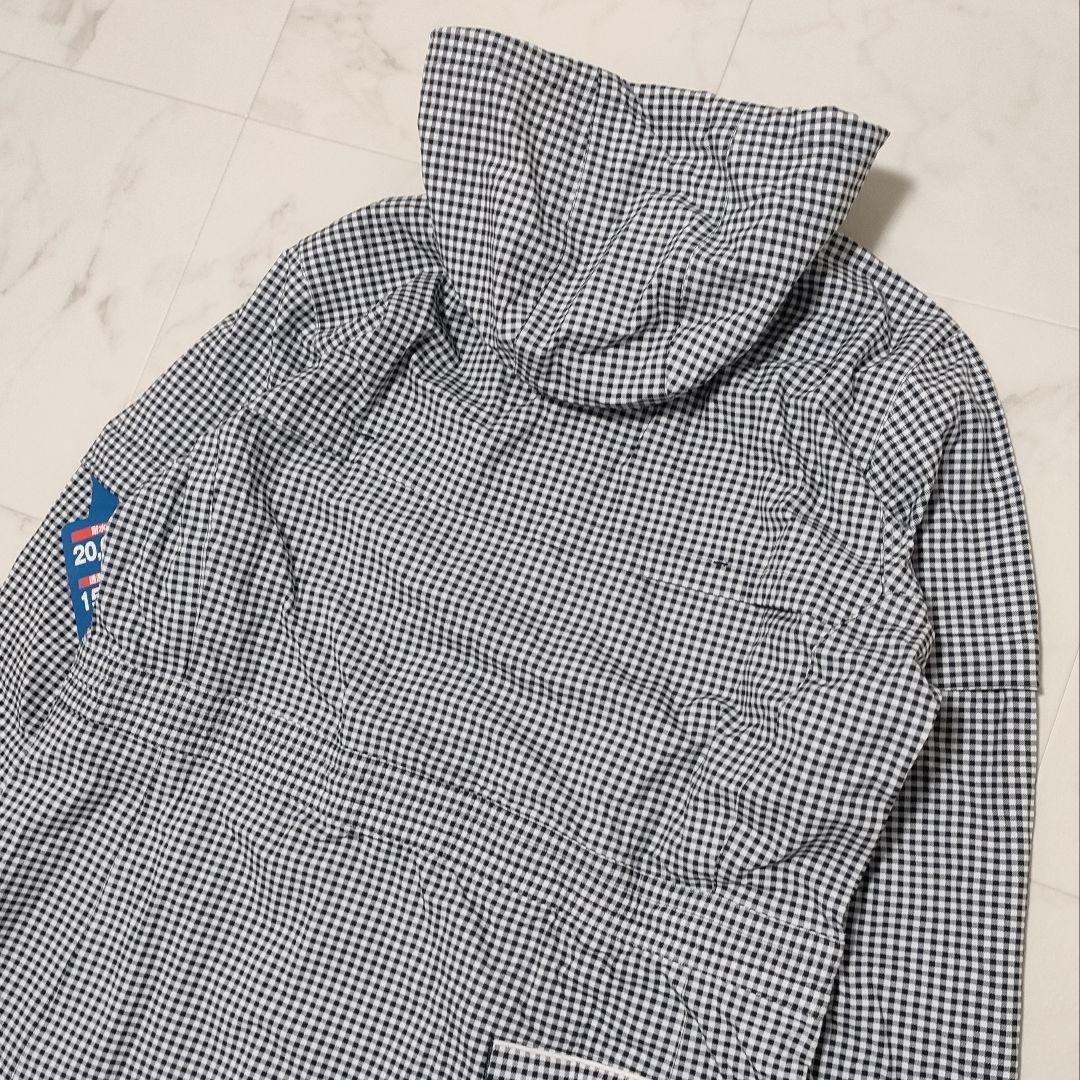 【新品タグ付き】マンシングウェア　レインウェア　コート　ギンガムチェック　LL