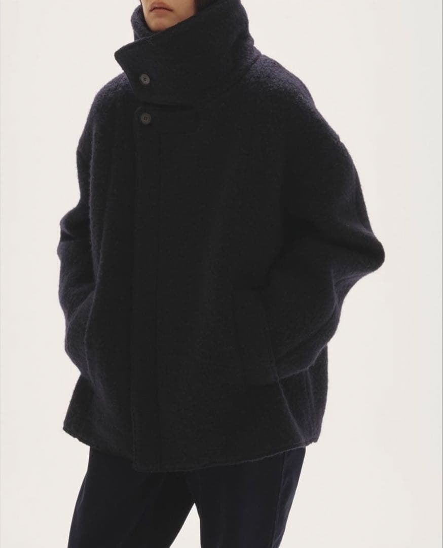 トゥデイフル TODAYFUL スタンドカラーブークレジャケット　ブラック36