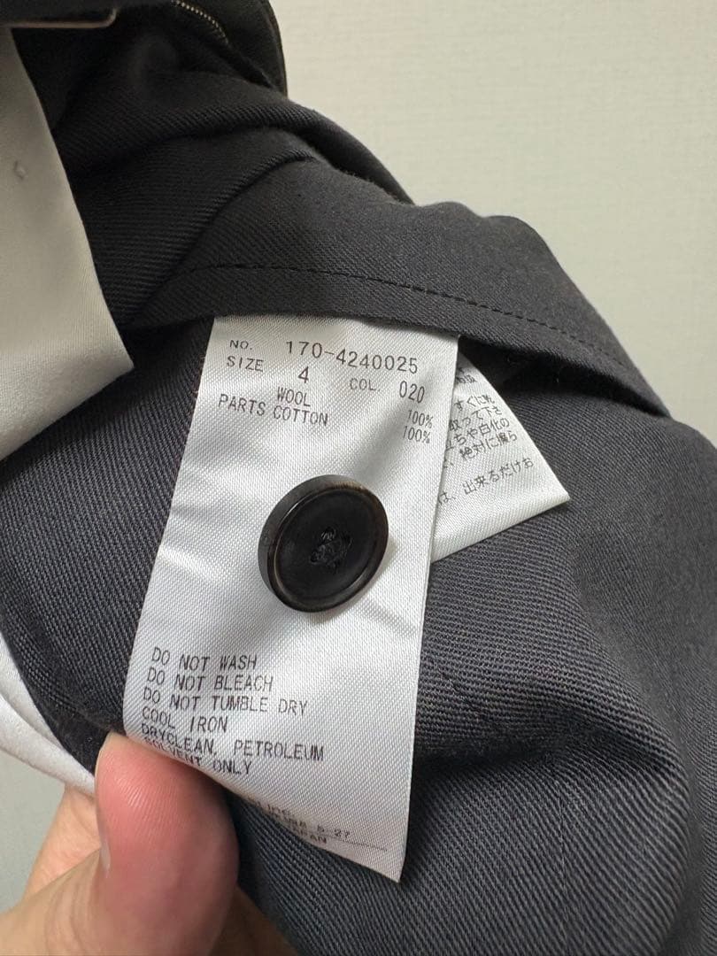 スーツ YLEVE 24aw wool tropiacl trouser