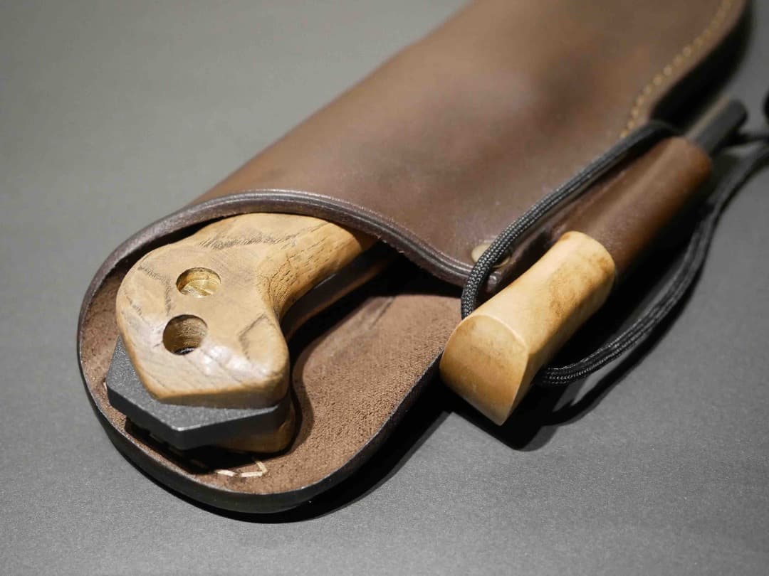 KA-BAR BK2専用　ブッシュクラフトシース 2　/ ダークブラウン