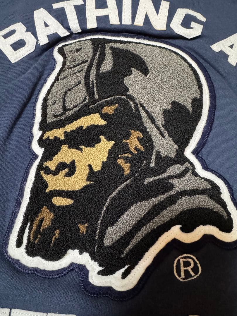 アベイシングエイプ　スウェットスタジャン　ジェネラル　ワッペン