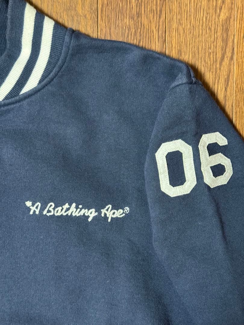 アベイシングエイプ　スウェットスタジャン　ジェネラル　ワッペン