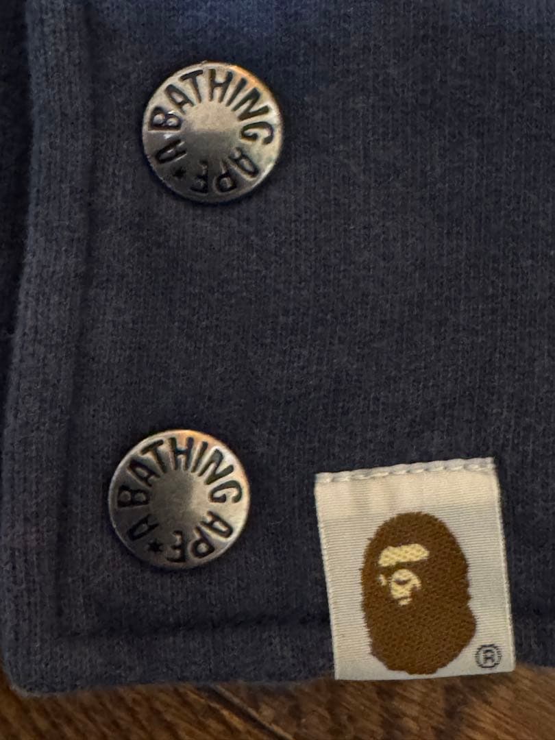 アベイシングエイプ　スウェットスタジャン　ジェネラル　ワッペン