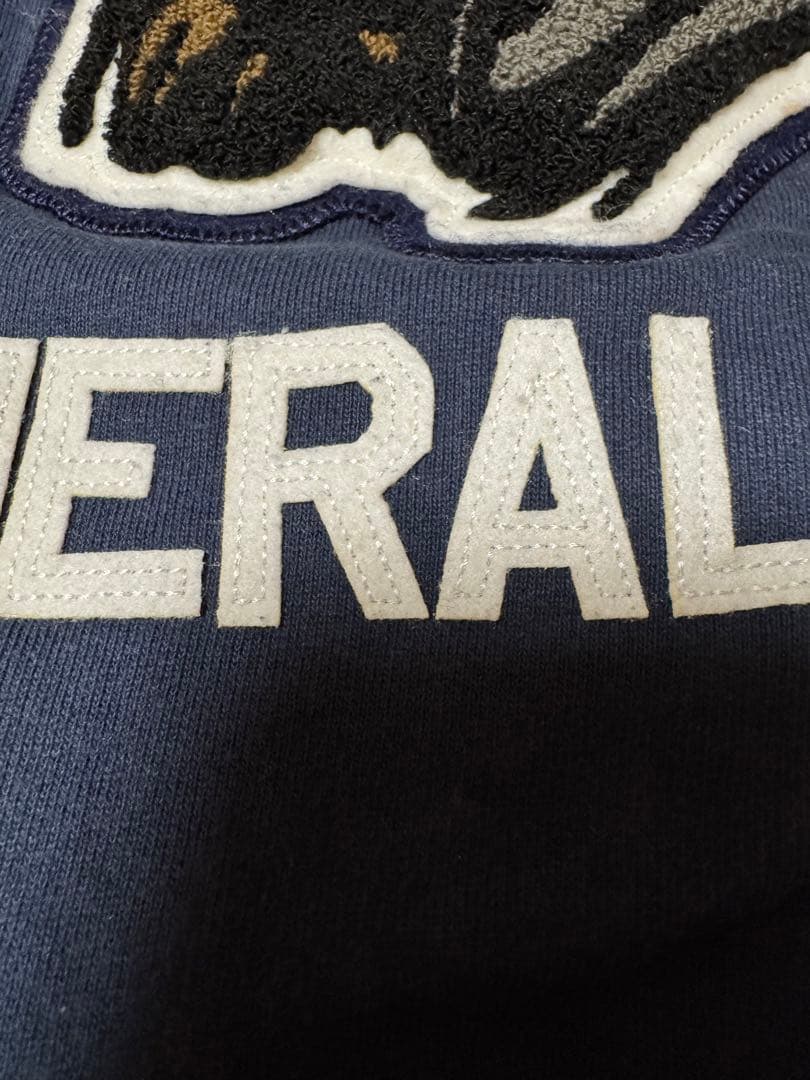 アベイシングエイプ　スウェットスタジャン　ジェネラル　ワッペン