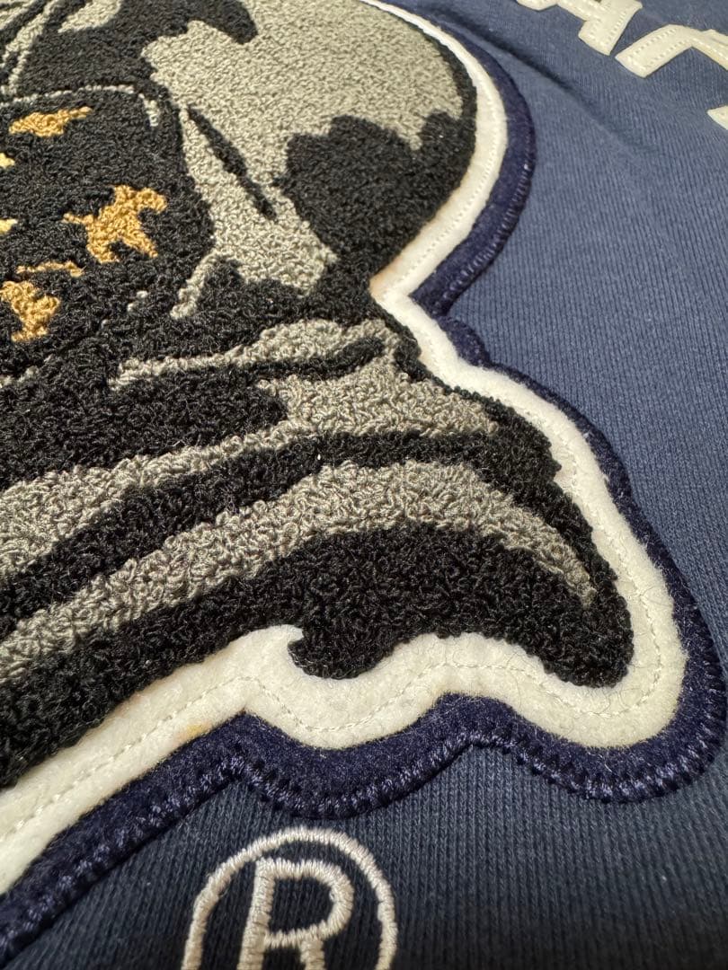 アベイシングエイプ　スウェットスタジャン　ジェネラル　ワッペン