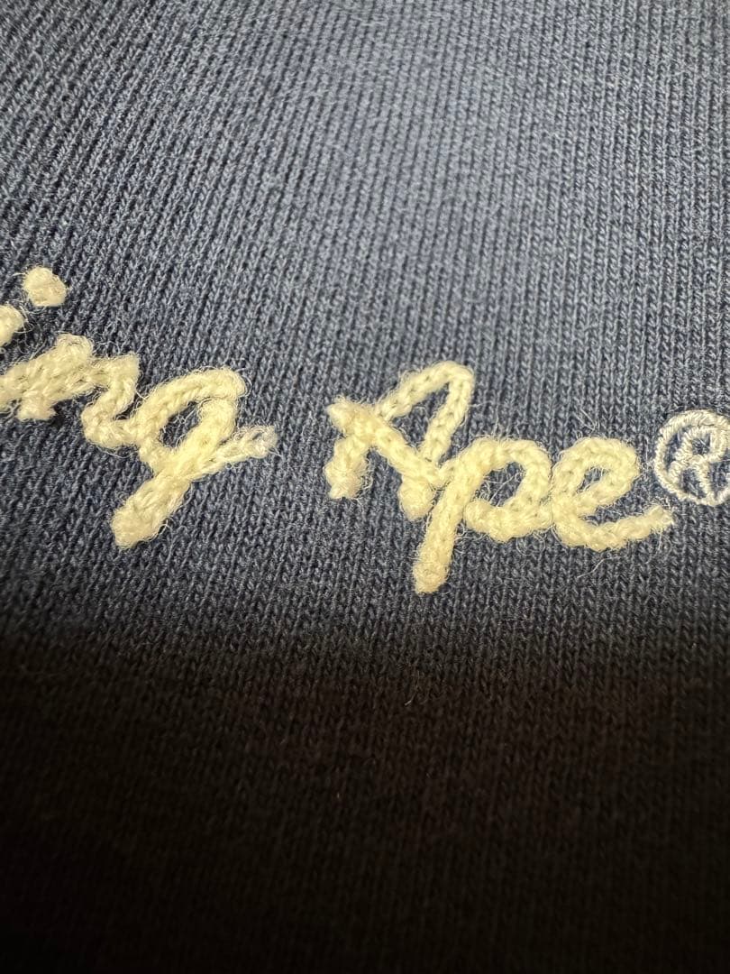 アベイシングエイプ　スウェットスタジャン　ジェネラル　ワッペン