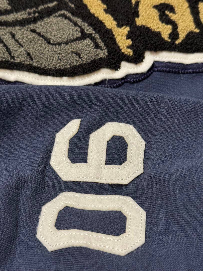 アベイシングエイプ　スウェットスタジャン　ジェネラル　ワッペン