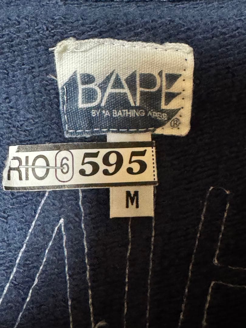 アベイシングエイプ　スウェットスタジャン　ジェネラル　ワッペン