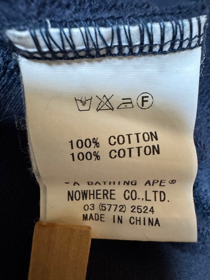 アベイシングエイプ　スウェットスタジャン　ジェネラル　ワッペン