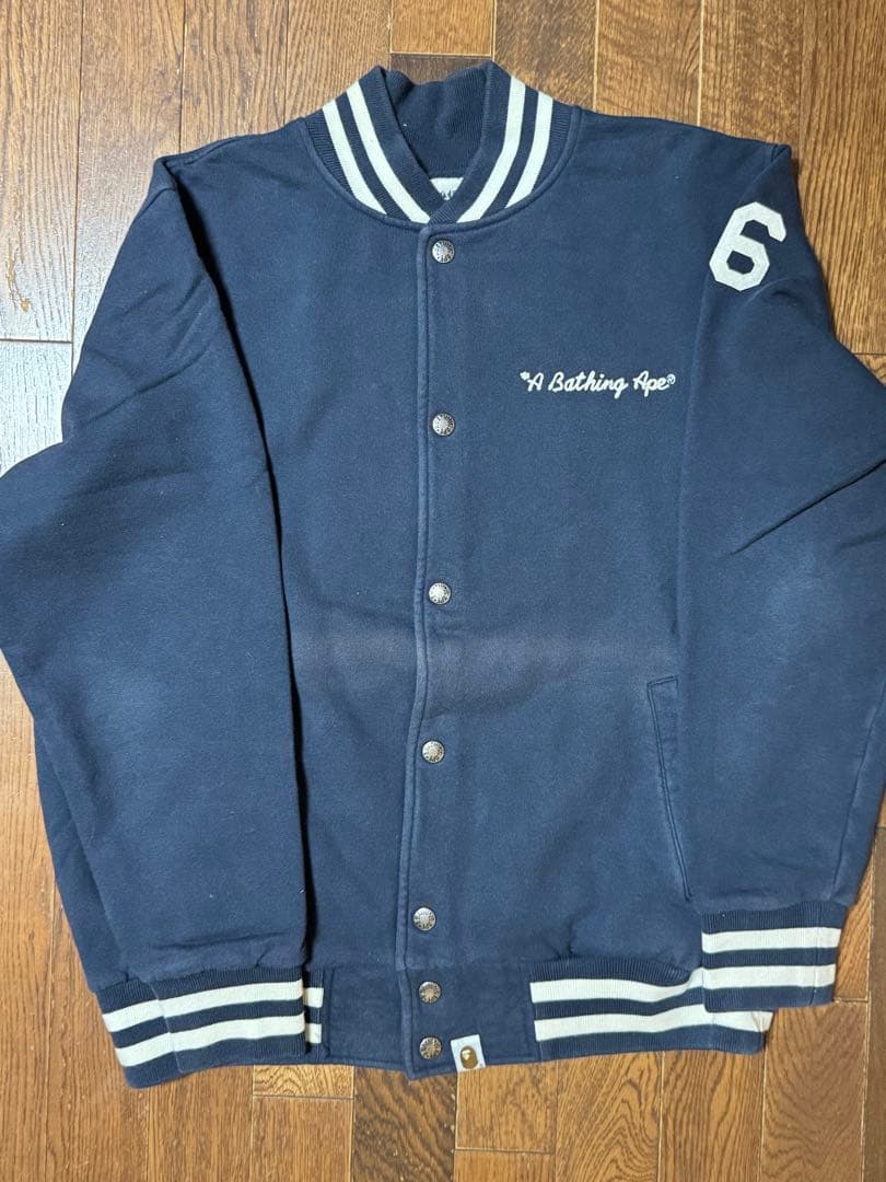 アベイシングエイプ　スウェットスタジャン　ジェネラル　ワッペン