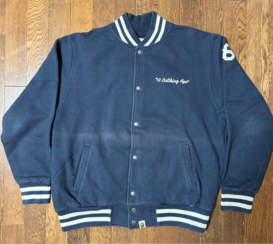 アベイシングエイプ　スウェットスタジャン　ジェネラル　ワッペン