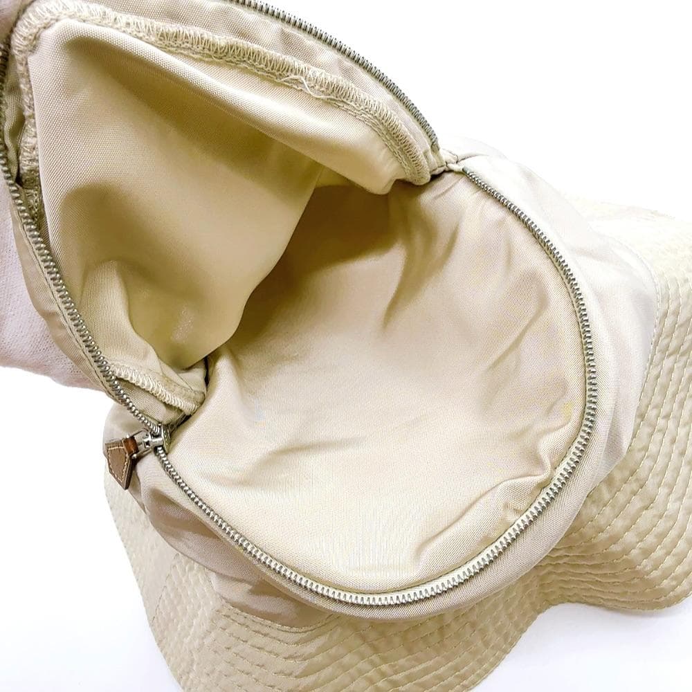 ◇エルメス◇ナイロン/ジップ/ファスナー/57/バケットハット/帽子/ブランド