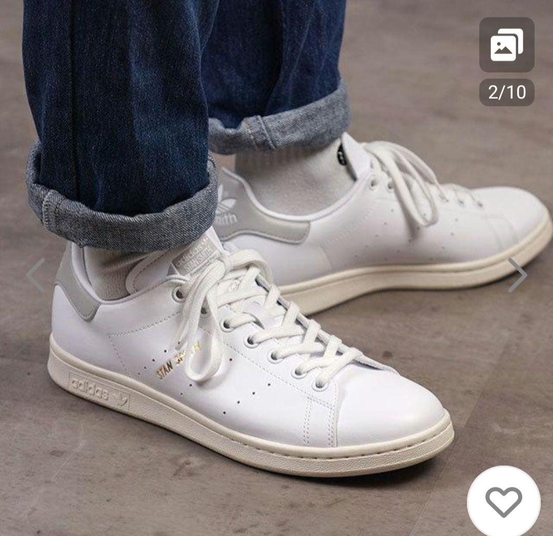 【新品未使用】アディダス スタンスミス GX6286 グレー 24cm