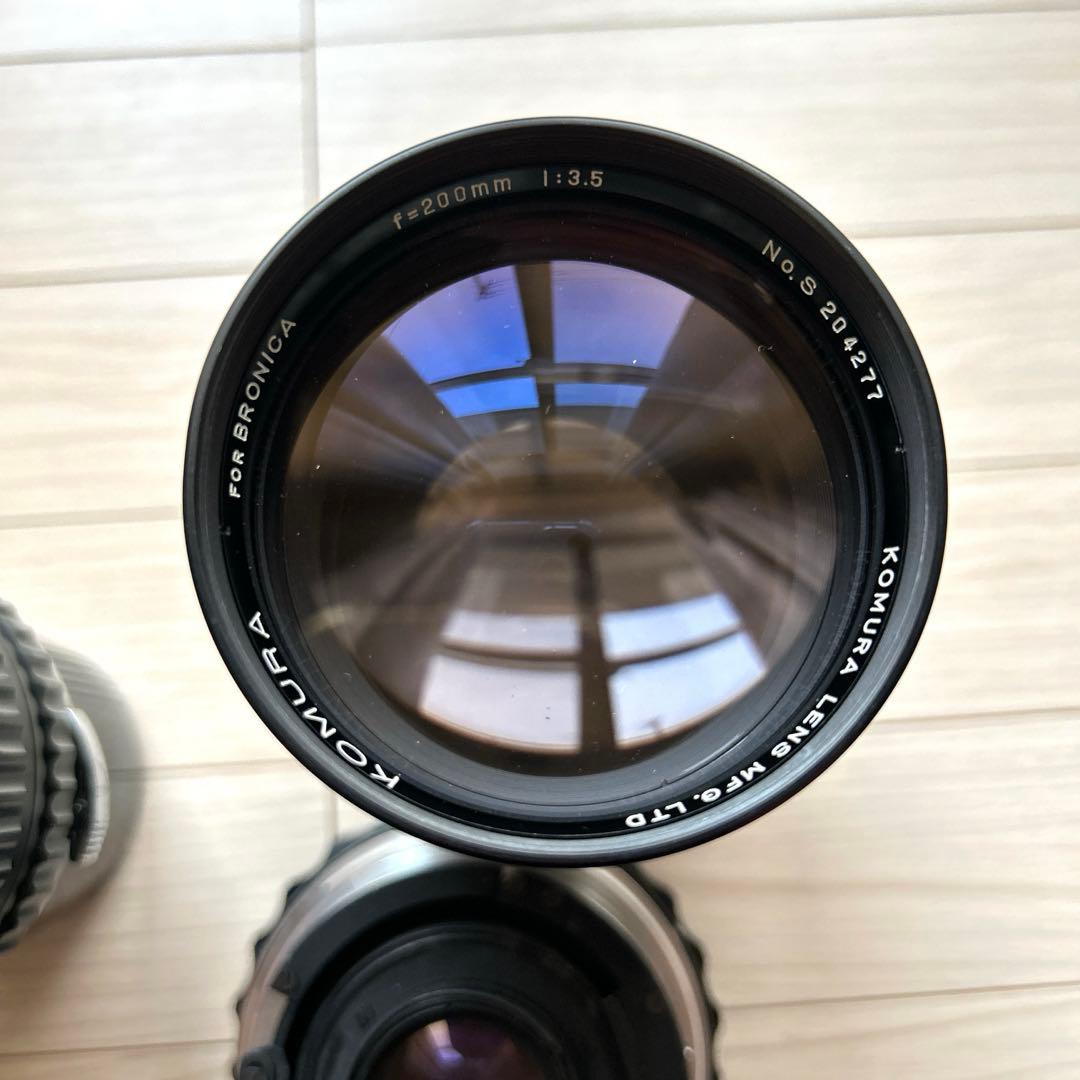 ZENZA BRONICA S2/EC用中判カメラレンズ 3本セット