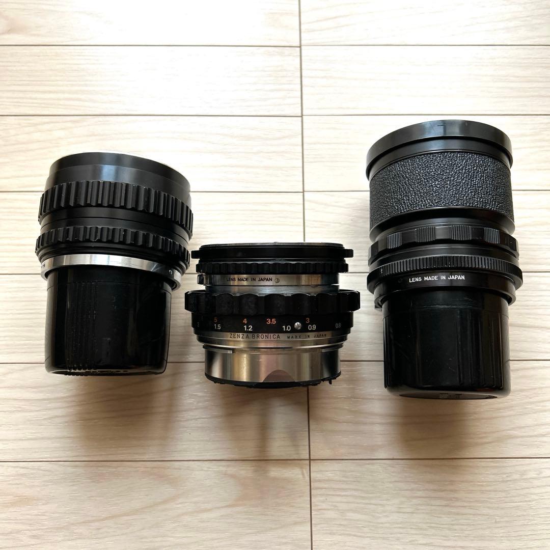 ZENZA BRONICA S2/EC用中判カメラレンズ 3本セット