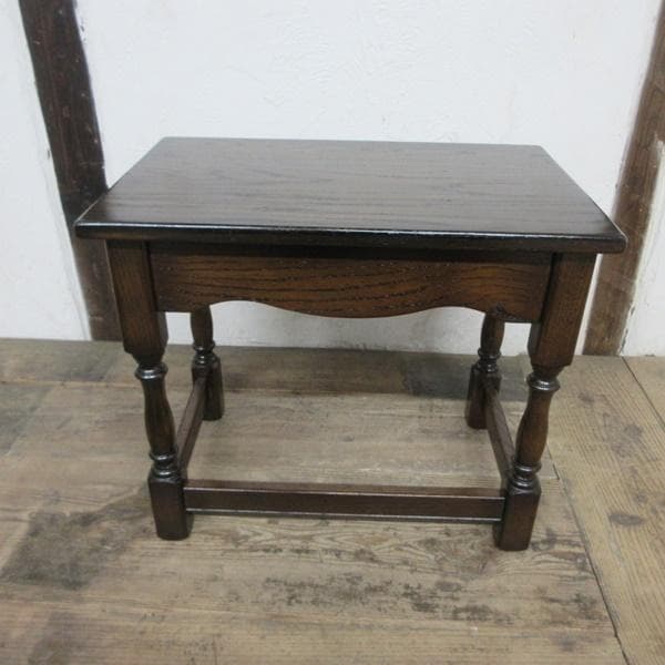 イギリス アンティーク 家具 ネストテーブル サイドテーブル 3台組 6792d