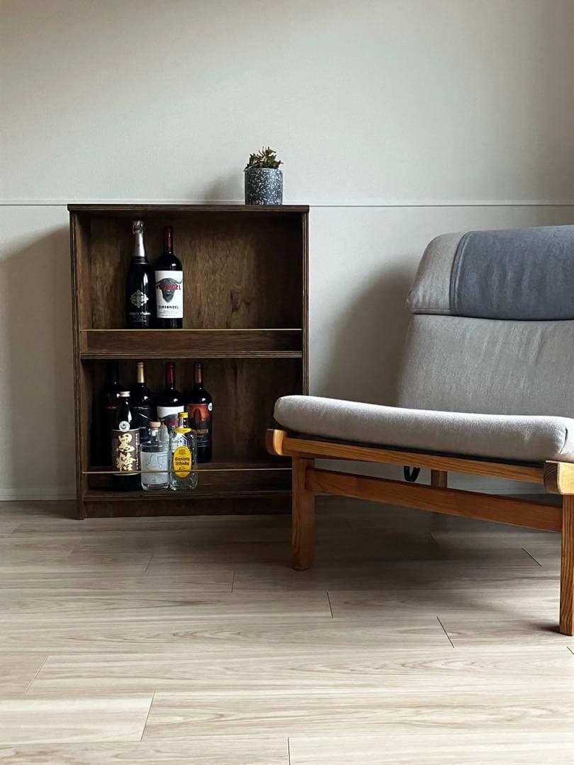 バーシェルフ（ウイスキーラック）W653 D215 H870