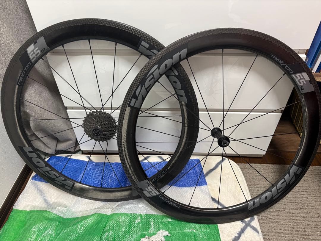 Vision metron 55SL リム カーボンホイール前後セット