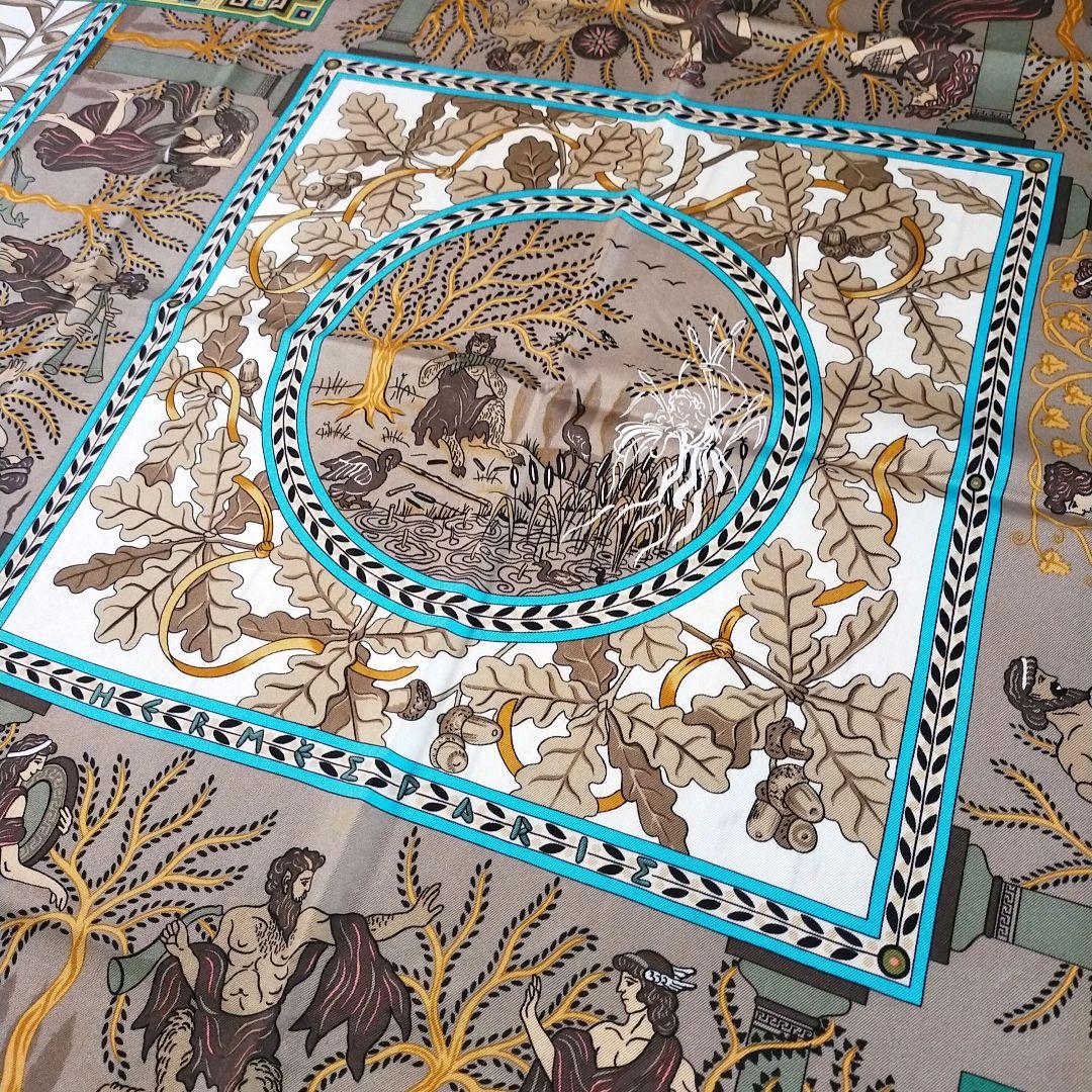 ☘️美品☘️ エルメス カレ90　Musique Des Dieux 神々の音楽