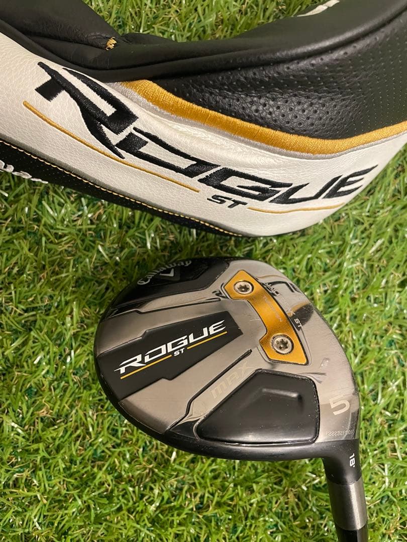 キャロウェイ　ローグST MAX 5W 5番ウッド　純正カーボン　S カバー付